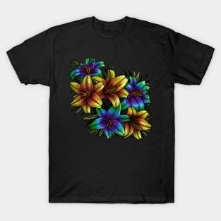 Rainbow Lilies T-Shirt